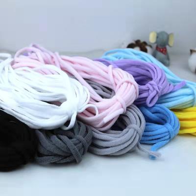 China Very Soft Elastic Ear Loops Band For Face Mask Ear Hanging  5mm 6mm for sale