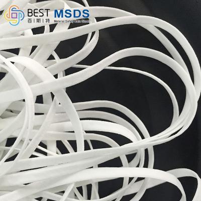 China Flat Round Earloop Webbing Band Face Mask Support 2.8mm 6.0MM for sale