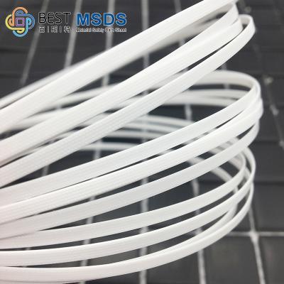 China Replacement Mask Nose Wire For Face Mask PE Plastic Nose Bar Clip 3mm for sale