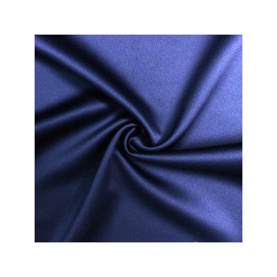 China Shrink-resistant provide free samples. matte high elastic stretch satin fabric in 100% polyester fabric for sale