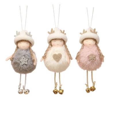 China Stuffed toy ; Cotton; Wholesale Cloth Christmas Angel Doll Toys Christmas Gift for sale