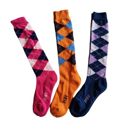 China Custom Made Antibacterial Antibacterial Knee High Athletic Sports Men's Equestrian Socks for sale