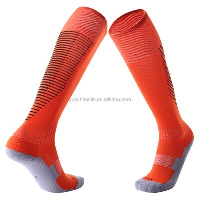 China Colorful Soccer Socks Wholesales Polyester Football Socks Manufacturer Custom Breathable Sport Socks Foshan Factory for sale