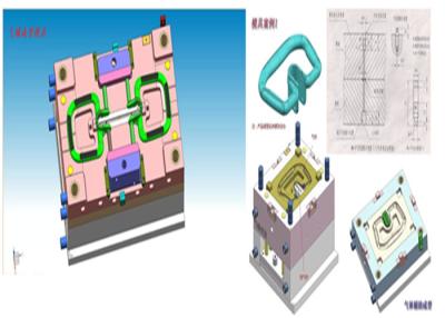 China Handle Mold / Fan Mould Thermoplastic Injection Molding , OEM for sale