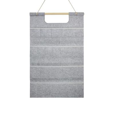 China Felt Sustainable Customized Wall Hanging Storage Bag For Door Bag for sale