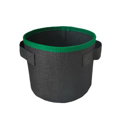 China 5 Gallon Felt Growing Pots Eco Friendly Plant Growth Nonwoven Fabric Plant for sale