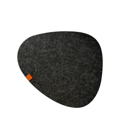 China Sustainable Design Felt New 6 Coaster Shape Place Mat Set For New Home Gift for sale