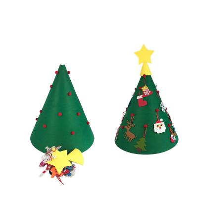 China DIY Christamas Home Decoration Felt Advent Calendar Felt Christmas Tree for Kids for sale