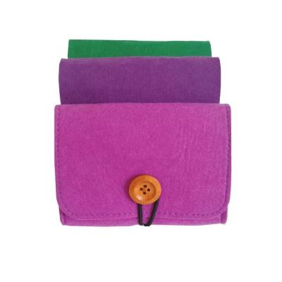 China Eco Friendly Polyester Pad Small Sleeve Felt Phone Bag For Accessories for sale