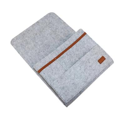 China Viable Felt Organizer Pocket Home Sofa Bedside Desk Felt Hanging Storage Bag Holder Bedside Cart Felt Bed Sofa Desk Hanging Organizer for sale