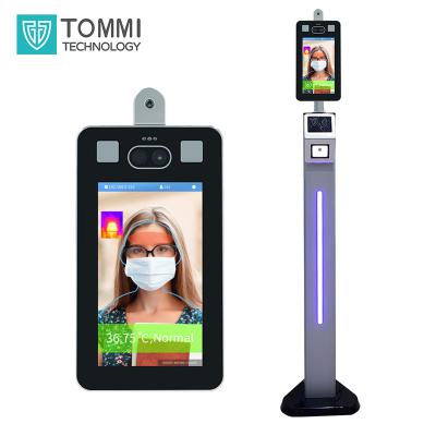 China time & Attendance TOMMI High Performance Face Recognition Device Body Temperature Time Attendance Access Control Biometric Terminal for sale