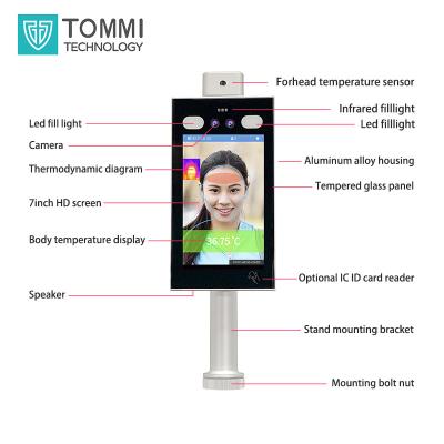 China time & Wholesale Measurement and Sdk Api Face Recognition Thermometer Support Factory Body Temperature for sale