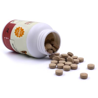 China Sustainable OEM Bottle Pet Supplements Multivitamin Chews Tablet For Dogs for sale