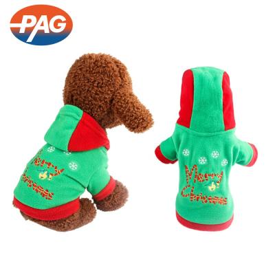 China PAG Chrismax New Year Hoodie Cloth Luxury Winter Coat Warm PAG Chrismax Dog Clothes Pet Clothing Dog Clothes for sale