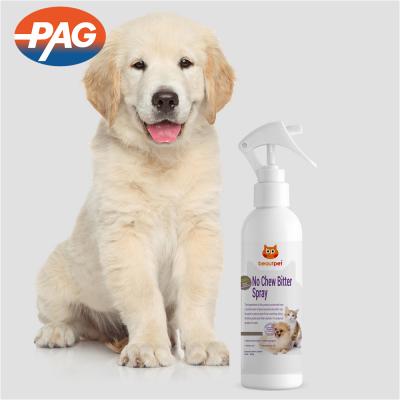 China PAG OEM Viable Custom Corrector No Chew Stop Biting Bitter Anti Chew Spray For Pets Behavior Training for sale