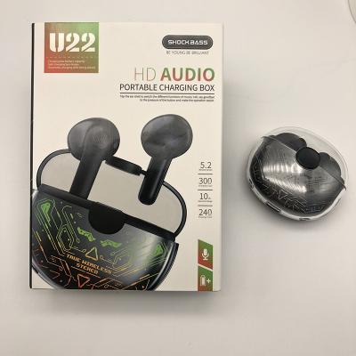 China 2022 Perfect Sound Earphones U-22 Headphones Genuine Wireless Headset Gaming Headphones for sale