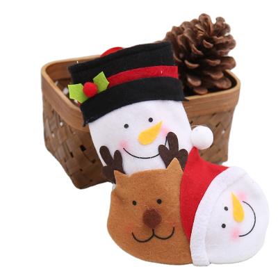 China New Creative PLUSH Gift Bag Decoration Funny Hanging Hanging 3D Socks for sale