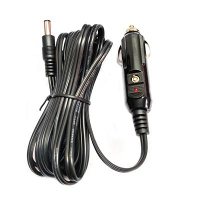 China 10A Car Cigarette Light Plug With 3m Led 10A DC5.5*2.1 To Car Cigarette Charger Cable For Car Solar Decorative Lights Car Purifiers Charger Daytime Running Light for sale