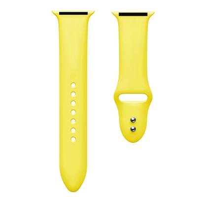 China Double Buckle 22mm Rubber Watch Strap Double Nail Double Buckle Watch Band Rubber Watch Band For Apple Watch Watchband1234567 for sale