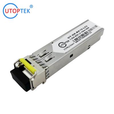 China 1.25G SFP Transceiver module SMF LC 20km Tx1550/Rx1310nm compatible cisco/huawei/HP/Aruba/Ericsson/Mikrotik for sale