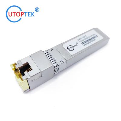 China SFP-10G-T 10Gb Copper RJ45 SFP modules 30m DDM compatible cisco/Huawei/Alcatel/Mikrotik for sale