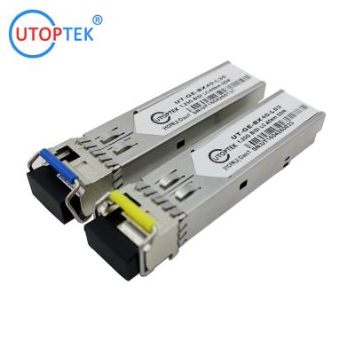 China 1.25G SFP SM BiDi LC 40km 1310/1550nm optical sfp transceiver module for cisco/huawei/HP/Aruba/Juniper/Mikrotik for sale