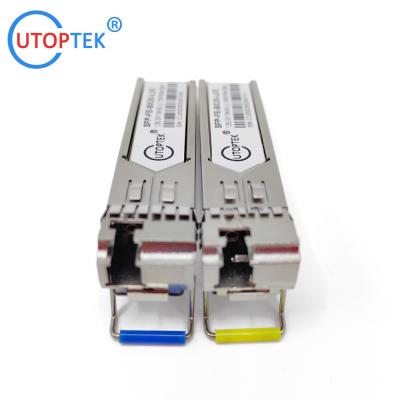 China SFP 155M WDM/BIDI SC/LC DDM 20km~120km Fiber Optical Transceiver for ZTE/Cisco/Huawei/HPE/Aruba/Mikrotik Switch for sale