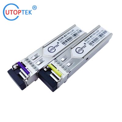 China 622M STM-4 SM Bidi LC 160km 1490/1550nm SFP module optical Transceiver DDM for ZTE/Cisco/Huawei/HPE/Aruba/Mikrotik for sale