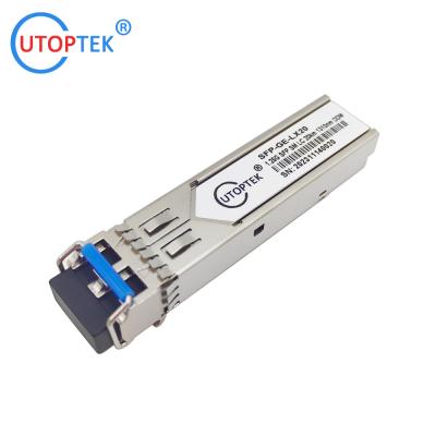 China 2.5Gb/s SFP Single mode 1310nm 20km duplex LC optical fiber Transceiver Module DDM for cisco/huawei/Aruba/HP for sale