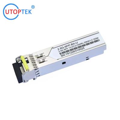 China 2.5Gb/s SFP  Bidi LC 60km 1310/1550nm optical fiber Transceiver Module DDM for cisco/huawei/Aruba/HP for sale