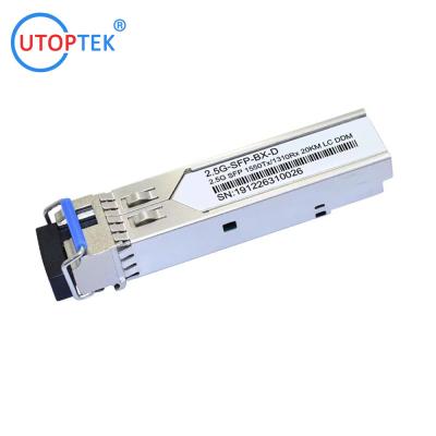 China 2.5Gb/s SFP  Bidi LC 40km 1310/1550nm optical fiber Transceiver Module DDM for cisco/huawei/Aruba/HP for sale