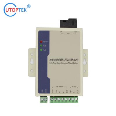 China RS485/Rs422/Rs232 over Fiber modem with Bidi SC/FC/ST SM 20km 1310/1550nm Fiber media Converter for alarm system using for sale