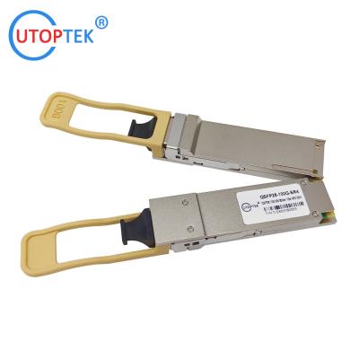 China QSFP28-100G-SR4 transceiver module MMF MPO 850nm 100m optical sfp transceiver 100G module Cisco huawei compatible for sale