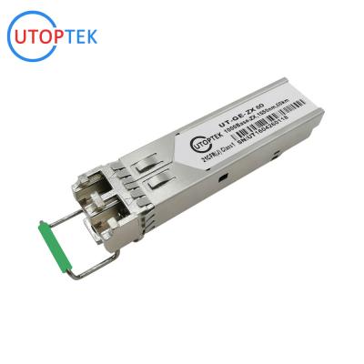 China 155M SFP Transceiver SMF Duplex LC 120km 1550nm DDM Compatible Cisco/Huawei/HPE/Aruba/Mikrotik for sale