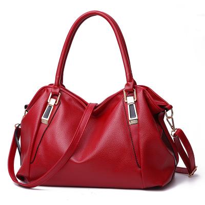 China Ladies Waterproof Handbag Fashion Large Capacity Casual Soft Leather Shoulder Bag Single Soft Ladies Bag Armpit Messenger Bag for sale