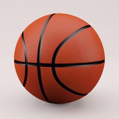 China Indoor Or Outdoor Promotional Colorful Rubber Material Design Basketball Ball for sale