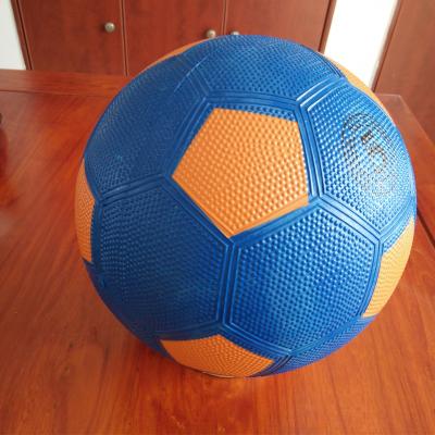 China Sports Toy Colorful Custom Rubber Particle Surface Kids Soccer Ball Football for sale