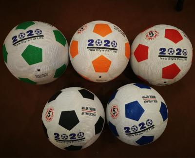 China rubber rubber soccer ball for sale