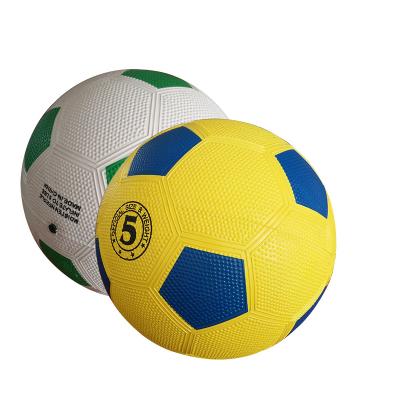 China Good Quality Cheap Promotional Custom Printed Rubber Soccer Ball Kids Toys Games Rubber Football for sale