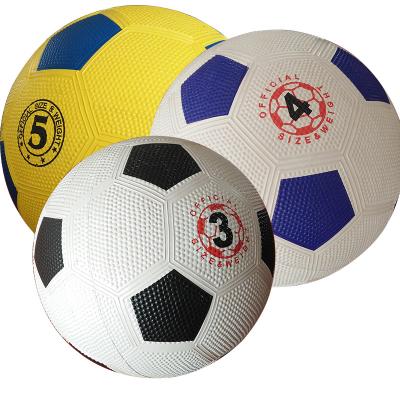 China Wholesale Rubber Material Durable Football Soccer Ball For Kids Play Toys for sale