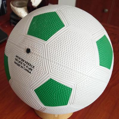 China Sports Toy Customized Logo Particle Surface Cheap Rubber Football Soccer Ball for sale