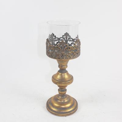 China Wholesale Europe Table Centerpieces Decorative Metal Cage Candle Holder for Wedding Home and Garden for sale