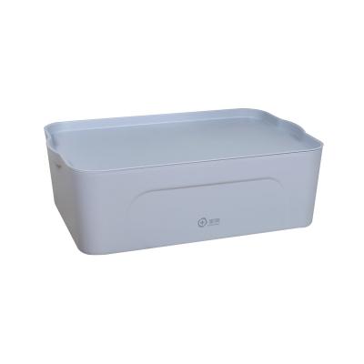 China Viable Home Large Apartment Stackable Plastic Dustproof Storage Box With Lid Storage Boxes for sale