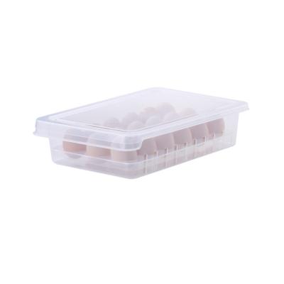 China Freshness Preservation 18 Compartment Egg Storage Box Fruit and Vegetable Storage Box Freezer-Refrigerated Fresh-keeping Box for sale