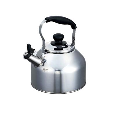 China Sustainable Non-Electric Whistling Kettle With Various Capacities Stainless Steel Whistling Kettle For Kitchen for sale