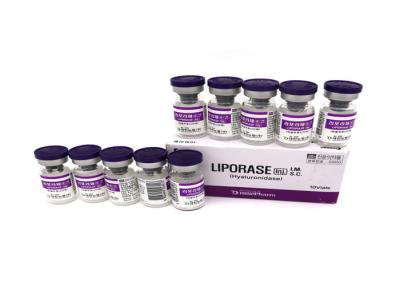 China Liporase (hialuronidasa) 1500iu liofilizó la solución de 1500u x10vials para disolver la ha en venta