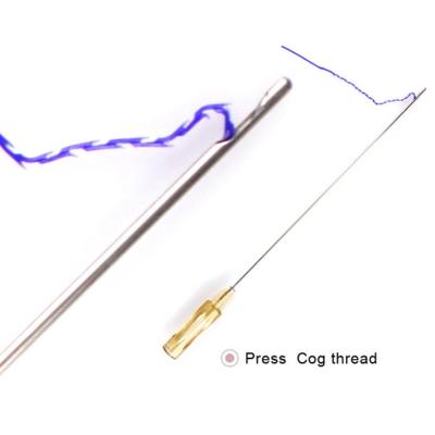 China Face Lifting Sharp Blunt Needle Mono Cog Double Needle Fishbone Pdo Thread for sale