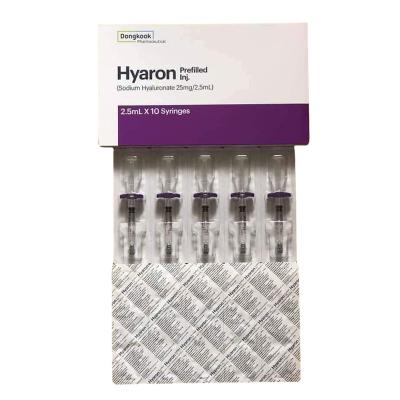 China Hyaron Prefilled Sodium Hyaluronate Injection 2.5ml Hyaluronic Acid Gel for sale