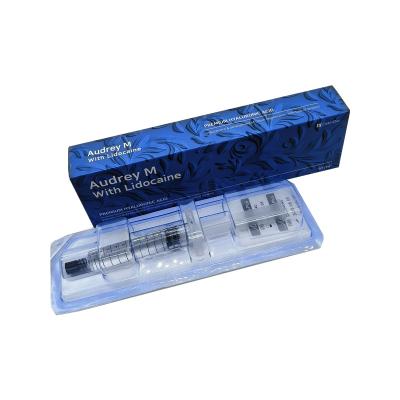 China Koreaanse vulstoffen Hyaluronzuur injectie Audrey M Met Lidocai 10 ml Body Filler Te koop