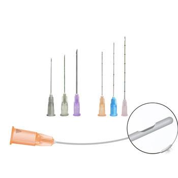 China Beauty Injection Micro Cannula Blunt Tip Needle 14g 15g 16g 18g 22g 38mm 50mm 60mm 70mm à venda